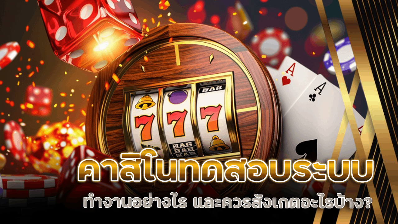 คาสิโนทดสอบระบบ ygbet888